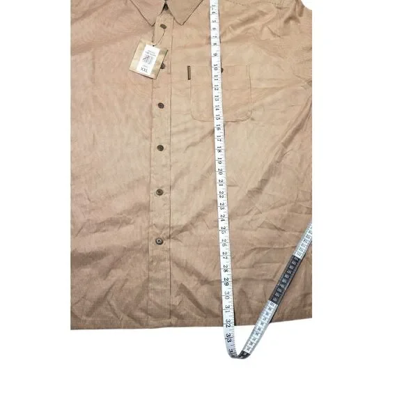 ​Weatherproof Mens XXL Houndstooth Shirt Brown Tech Nylon Shacket GrandpaCore... - Picture 7 of 7